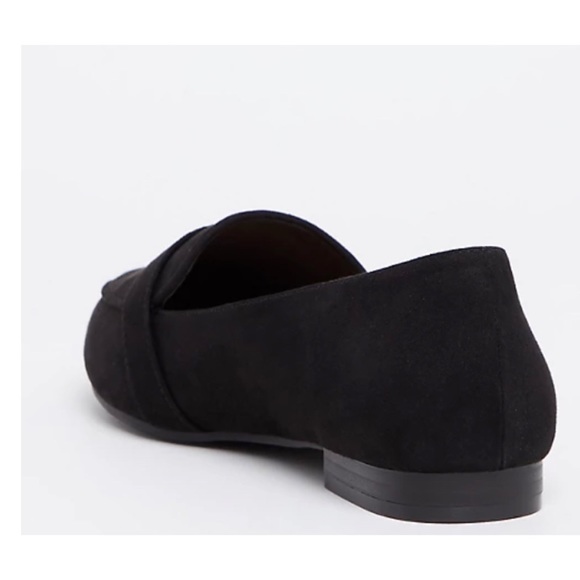 Torrid BLACK FAUX SUEDE LOAFER (WW) Size 7 Size 9 - Picture 3 of 9